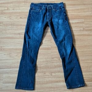 Levi 513 slim straight jeans 31w/32L